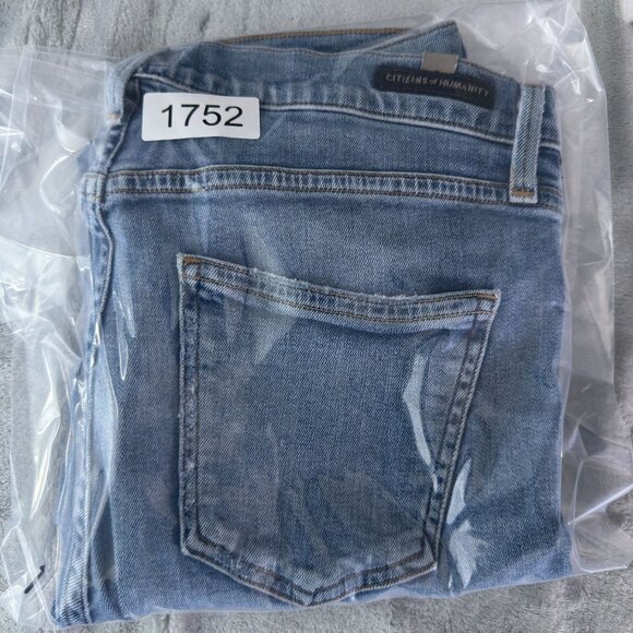 Citizens Of Humanity Jeans Rocket Crop High Rise Skinny Size W29 Women's Blue - Picture 11 of 11